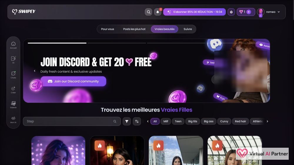 Modelos y creadores verificados en Swipey AI