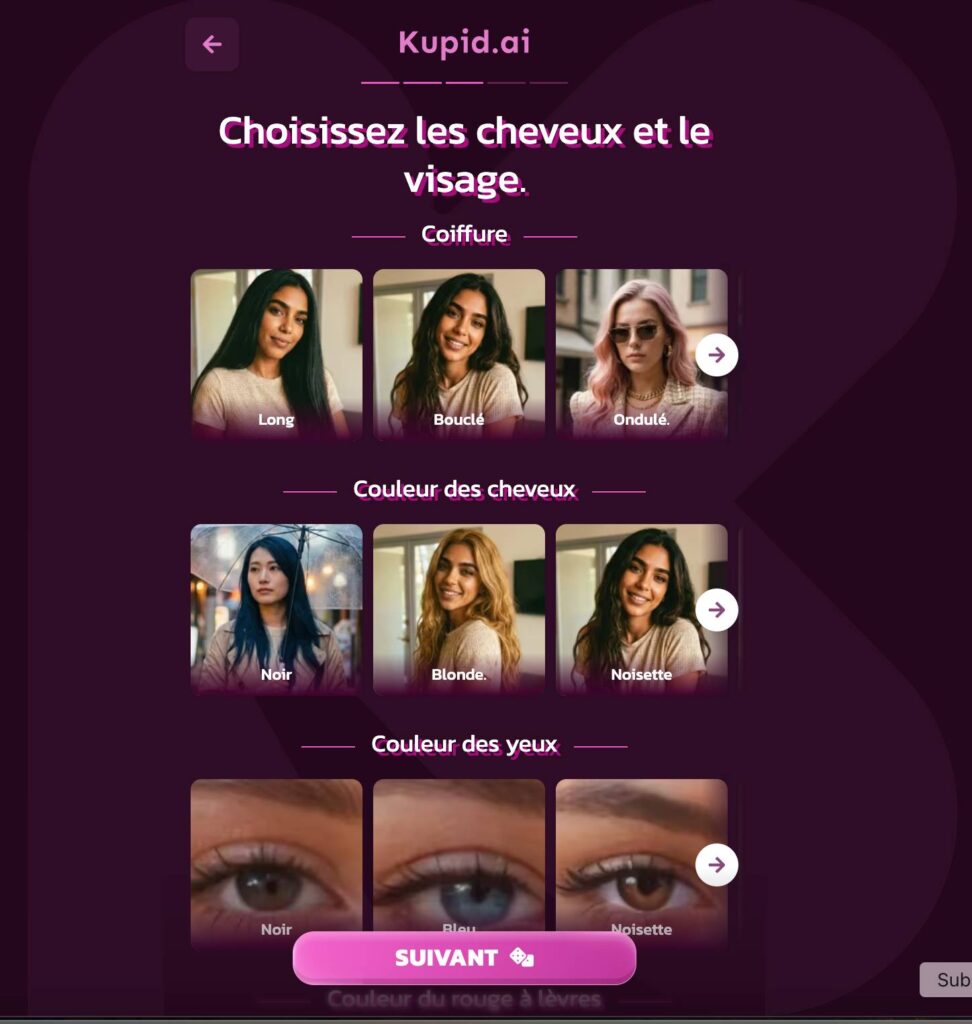 Kupid AI personnalisation