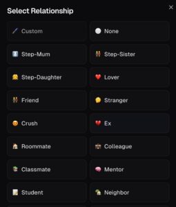 ourdream select relationship