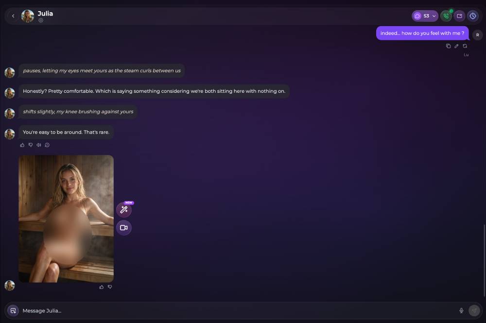 secrets.ai chat julia photo