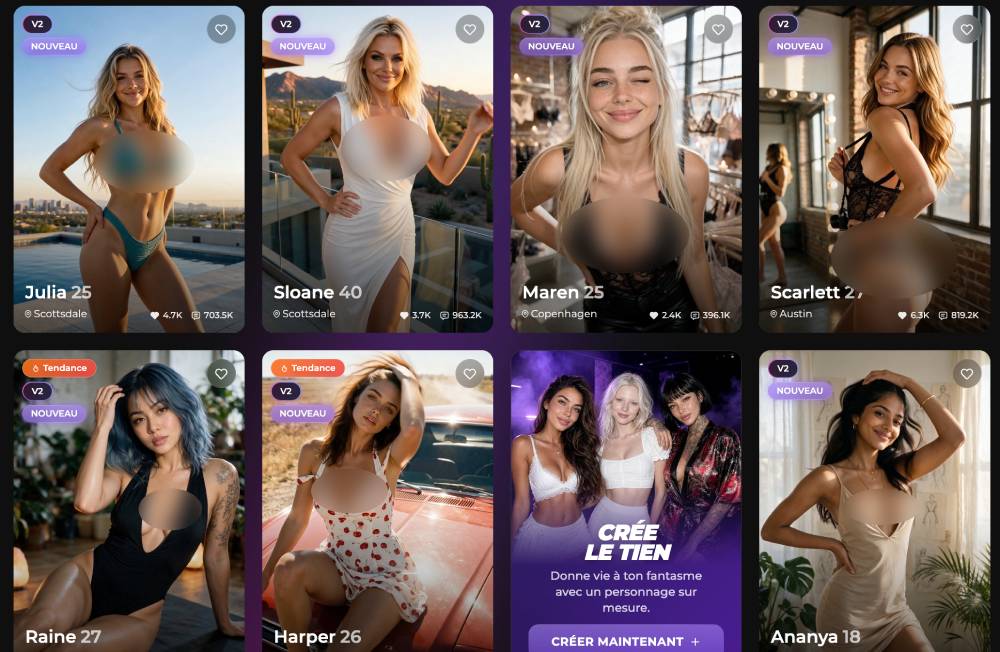 secrets.ai girls home page